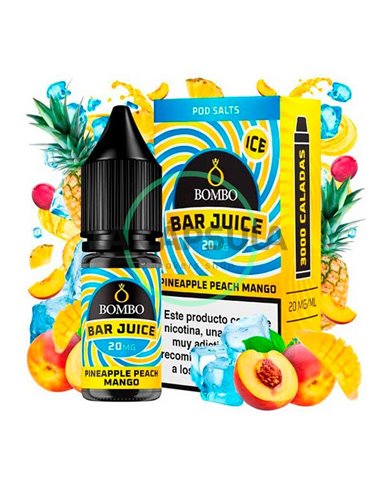 Pineapple Peach Mango Ice Bar Juice by Bombo 10ml