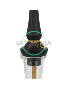 Union Hookah Sleek Rest Black Gold 2